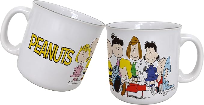 Peanuts Group At the Piano 20oz Camper Mug