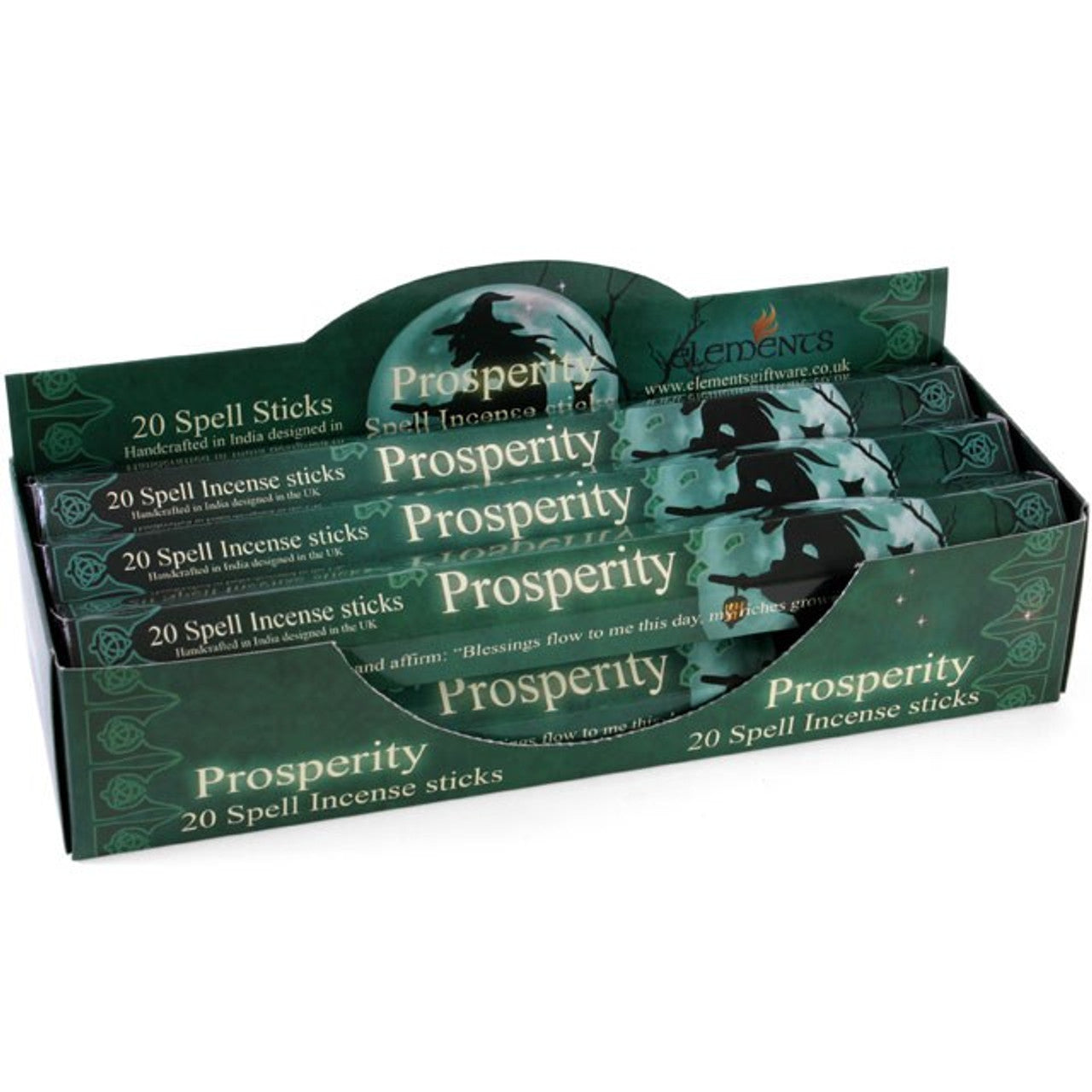 Prosperity Spell Incense Sticks – Jasmine Scented for Abundance & Good Fortune