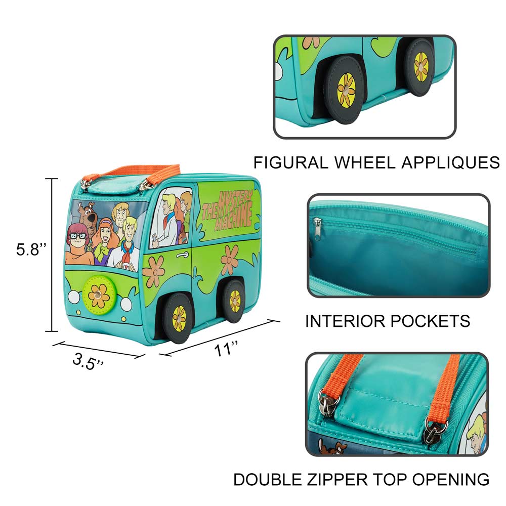 Scooby Doo Characters Screen Print Travel Toiletry Bag