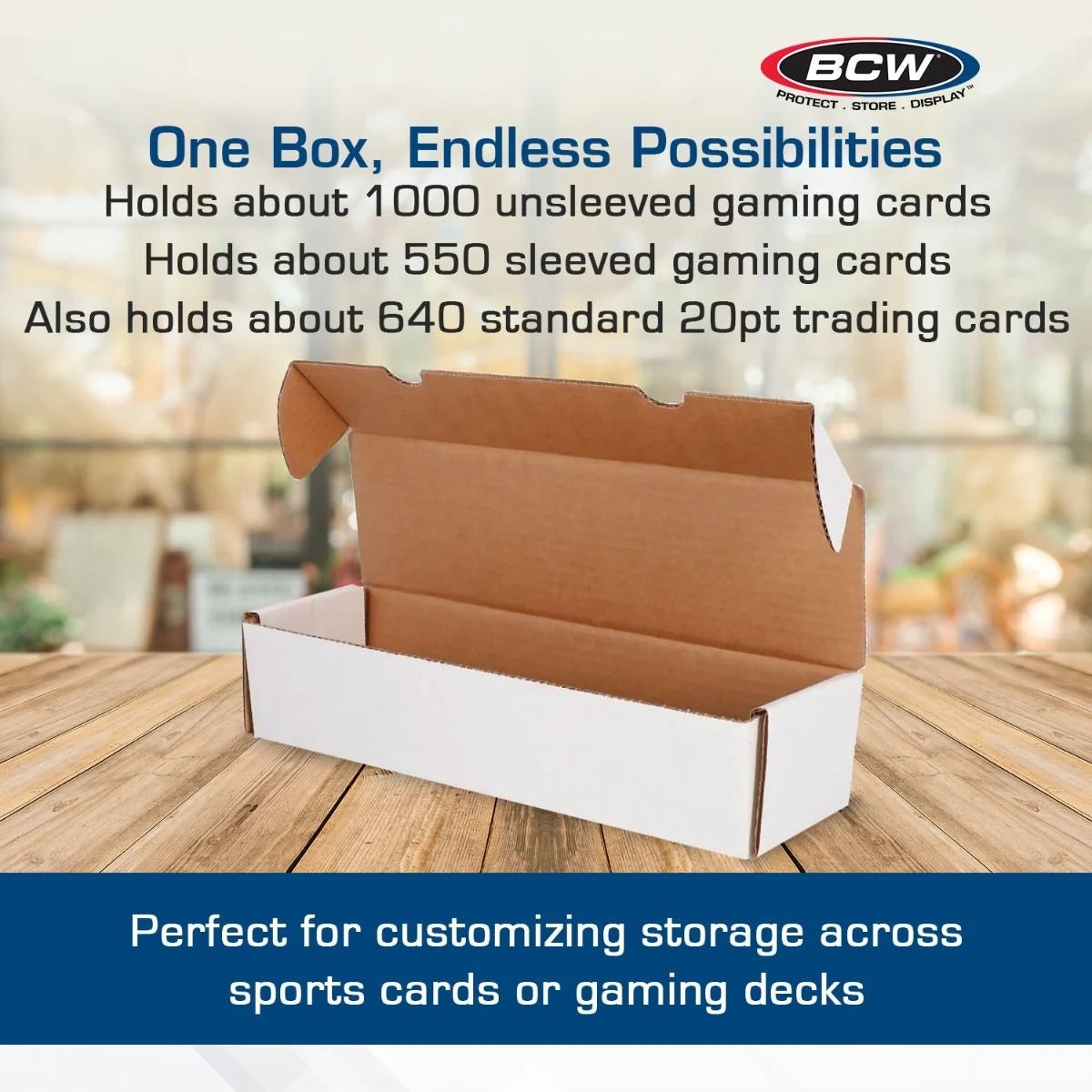 Single Row Gaming Card Storage Box