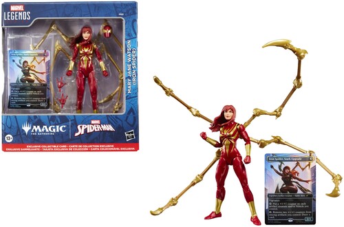 *Pre-Order* Spider-Man - Marvel Legends x Magic: The Gathering - Mary Jane Watson (Iron Spider) Action Figure and Exclusive Foil Trading Card