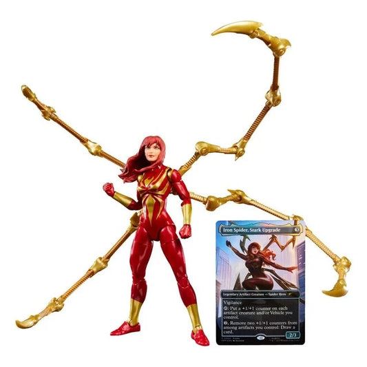 *Pre-Order* Spider-Man - Marvel Legends x Magic: The Gathering - Mary Jane Watson (Iron Spider) Action Figure and Exclusive Foil Trading Card