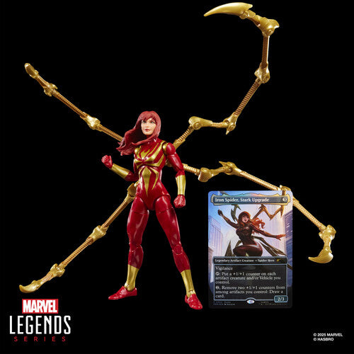 *Pre-Order* Spider-Man - Marvel Legends x Magic: The Gathering - Mary Jane Watson (Iron Spider) Action Figure and Exclusive Foil Trading Card