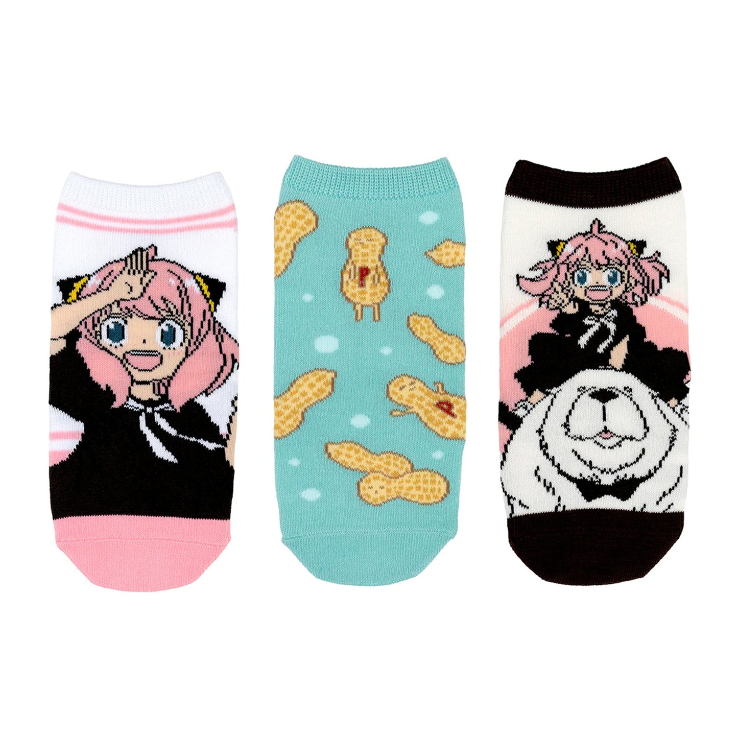 Spy x Family Anya Forger Chibi Low-Cut Socks 3 Pack