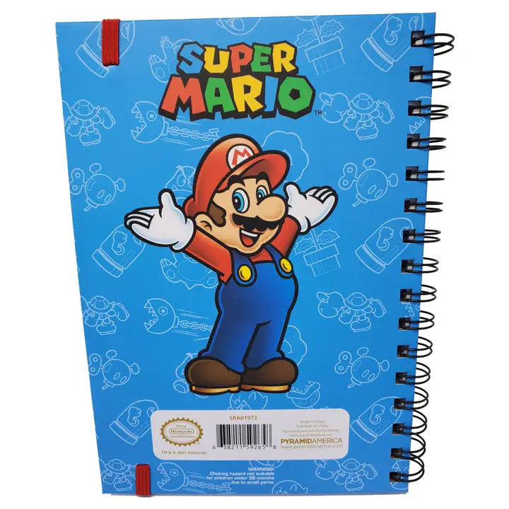 Super Mario 8" x 6" Notebook
