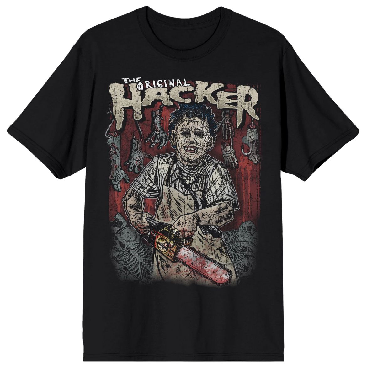 Texas Chainsaw Massacre Original Hacker Horror T-Shirt