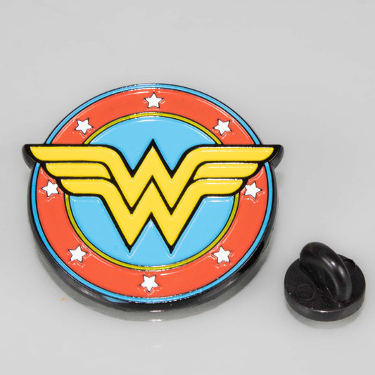 Wonder Woman  DC Comics Logo Enamel Pin