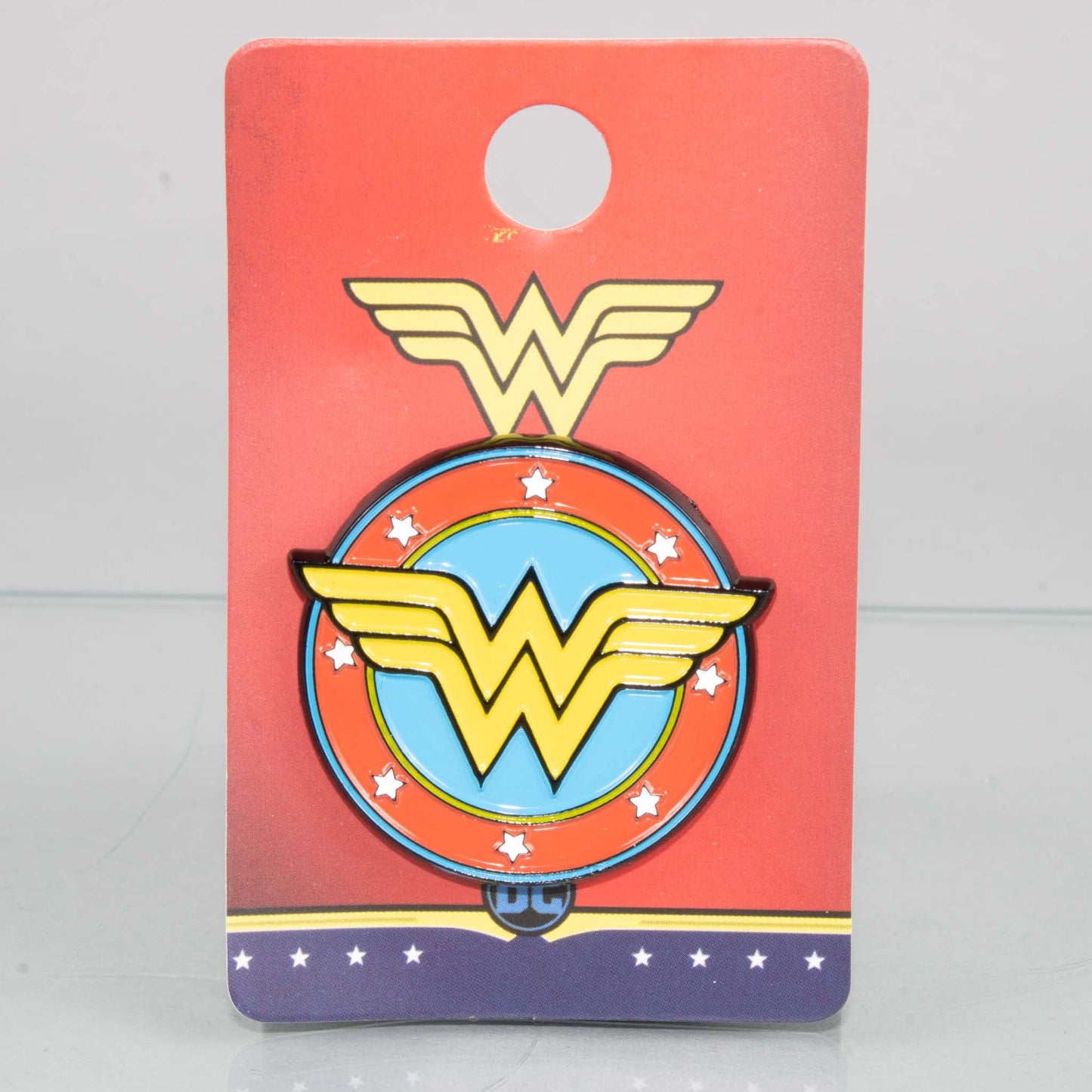 Wonder Woman  DC Comics Logo Enamel Pin