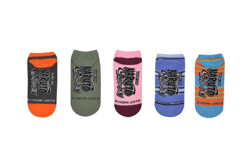 Naruto Shippuden 5-Pack Women's Ankle Socks