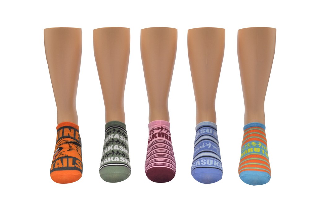 Naruto Shippuden 5-Pack Women's Ankle Socks
