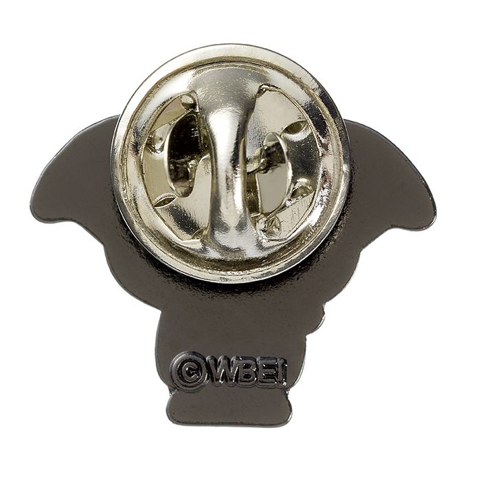 Dobby the House Elf Pin Badge This Harry Potter Pin Badge has been created using the official style guide from Warner Bros. Enamel Pin Details: Around .75" tall and .5" wide (20mm x 16mm) Beautiful colors protected by a high-gloss finish Set arrives on a printed Harry Potter card backer Quality metal badge pin with butterfly clutch backing