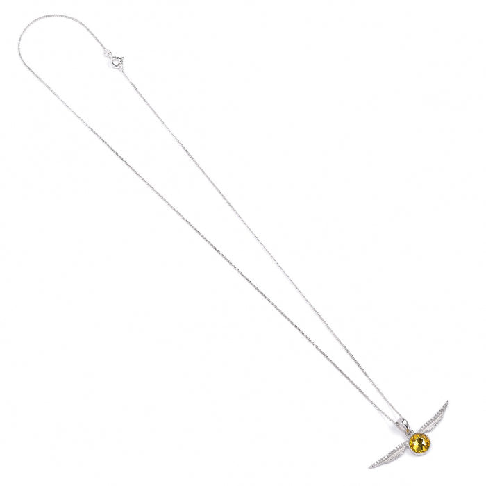 Golden Snitch (Harry Potter) Crystal Accent Necklace in Sterling Silver
