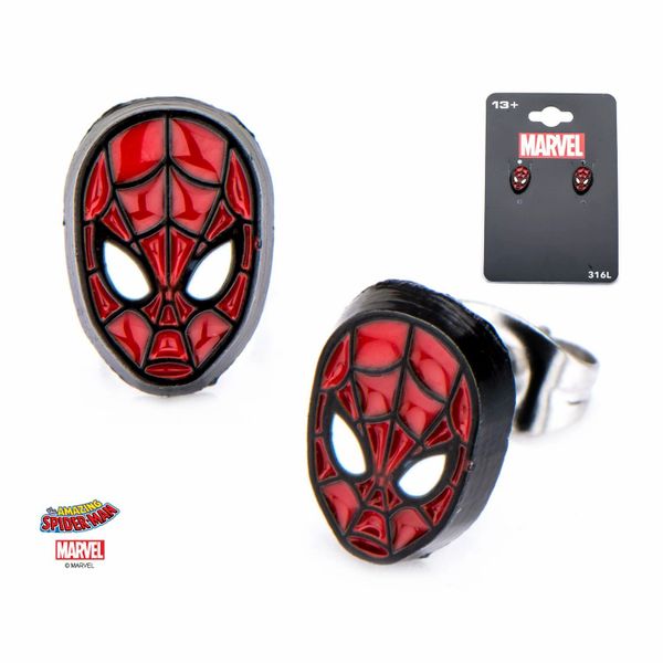 Spider-Man (Marvel) Enamel Stud Earrings