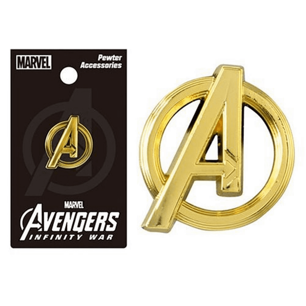 Marvel Avengers Logo Gold Lapel Pin