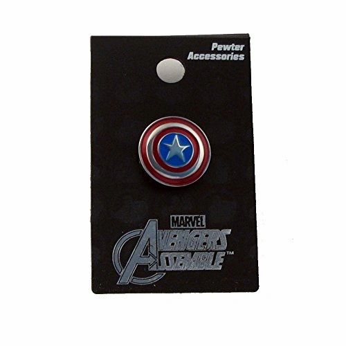 Captain America Shield Marvel Avengers Pewter Pin