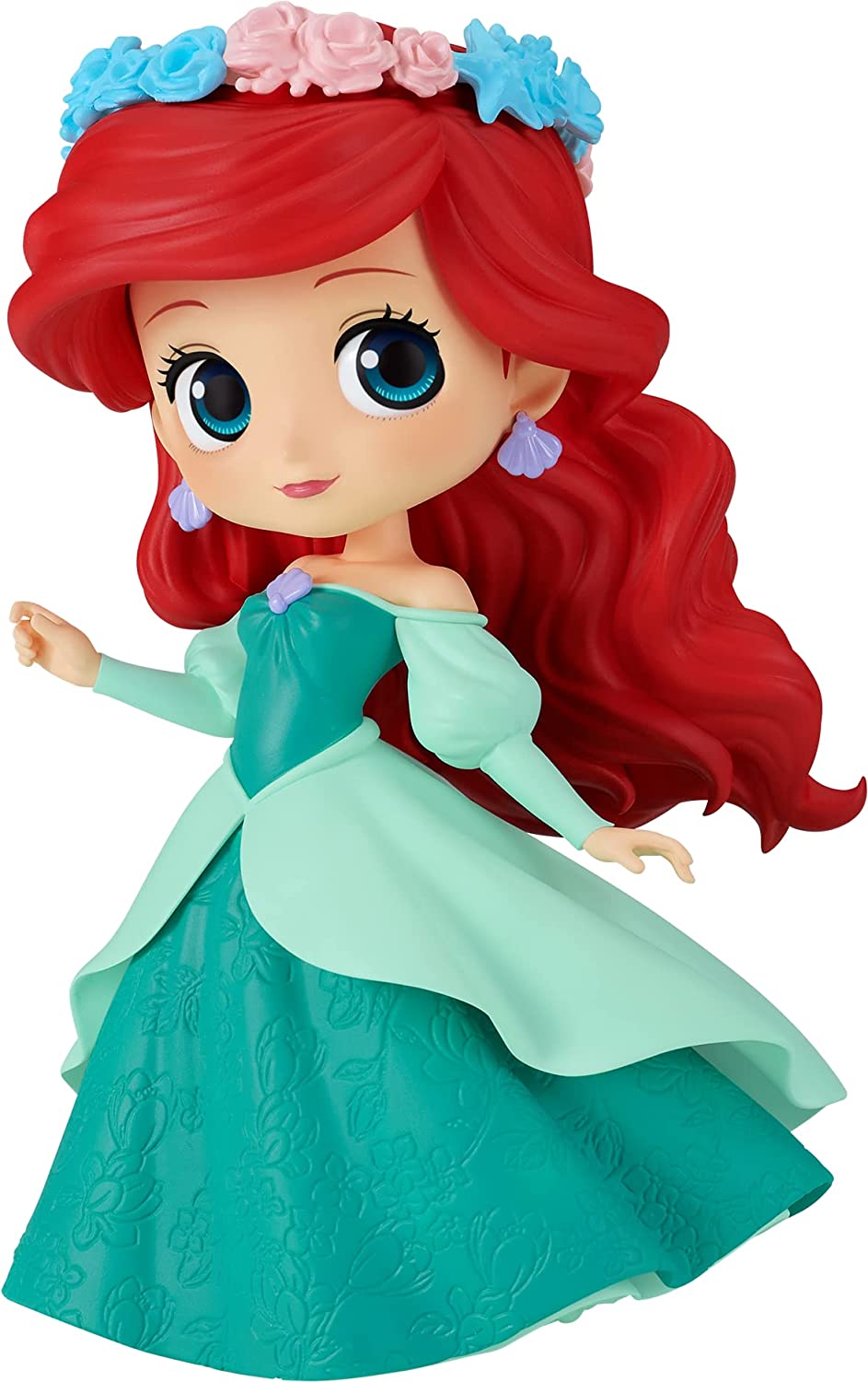 Ariel in Princess Dress (Flower Style) The Little Mermaid Disney Ver. A Q-Posket Statue