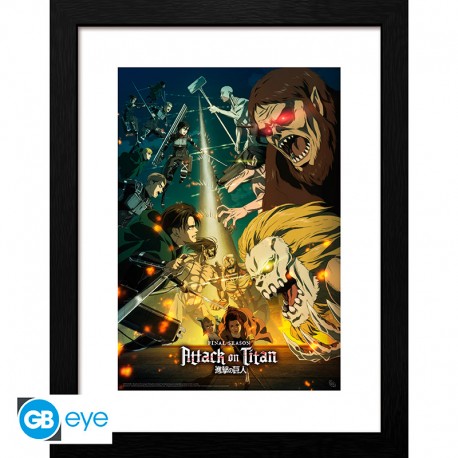 Attack on Titan Final Season Framed Art Print