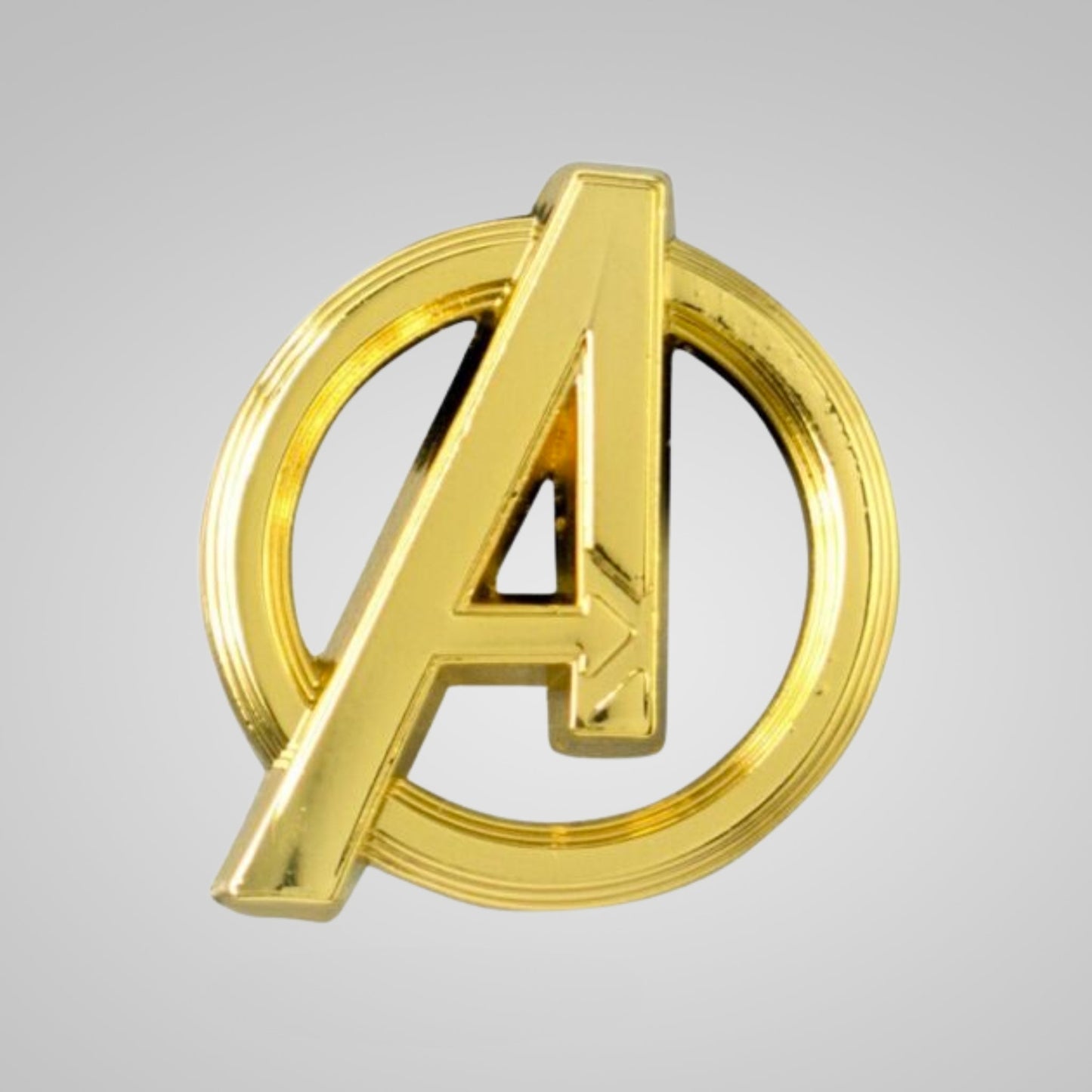 Marvel Avengers Logo Gold Lapel Pin