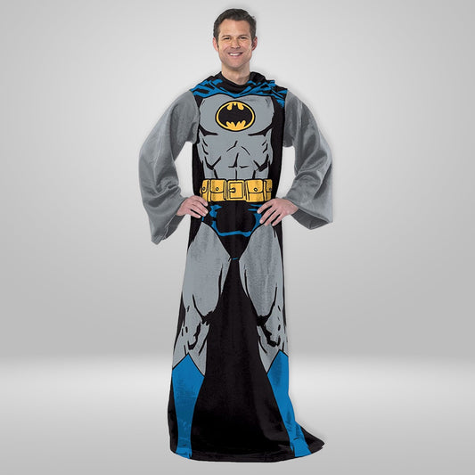 Batman Costume (DC Comics) Wearable Blanket With Sleeves