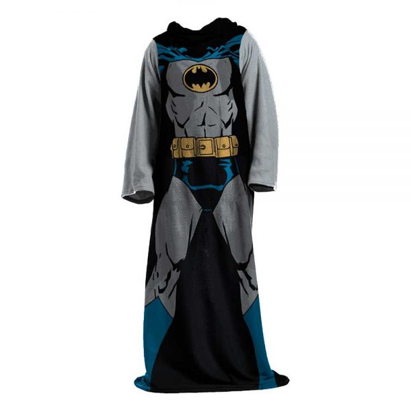 Batman Costume (DC Comics) Wearable Blanket With Sleeves