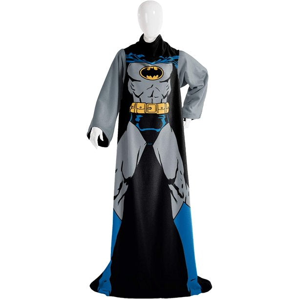Batman DC Comics Wearable Blanket With Sleeves