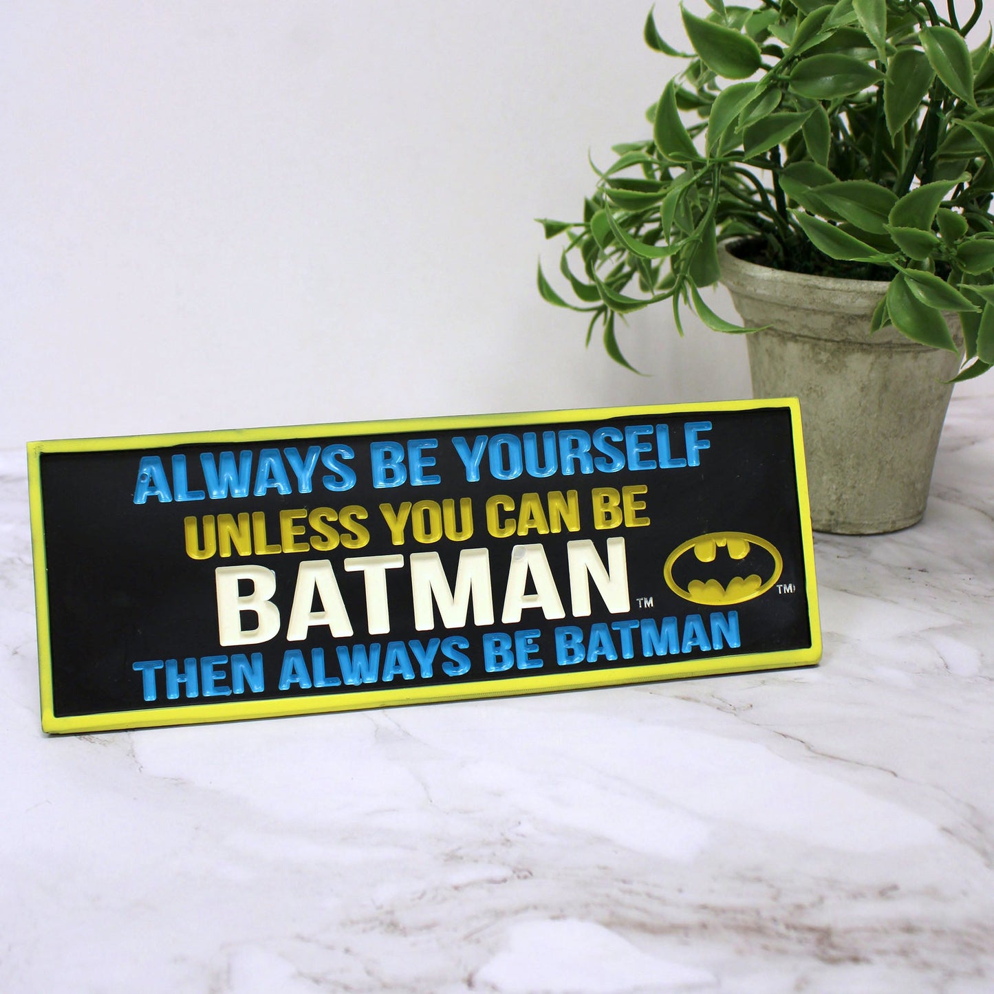 Batman DC Comics Resin Desk Sign