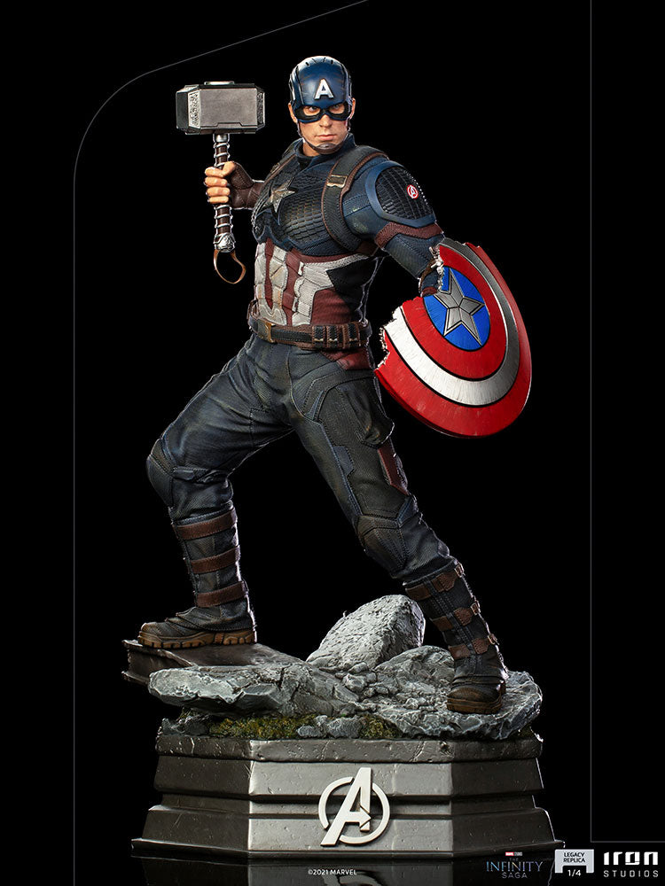 Captain America (Avengers: Infinity Saga) Marvel 1:4 Scale Legacy Replica Statue by Iron Studios