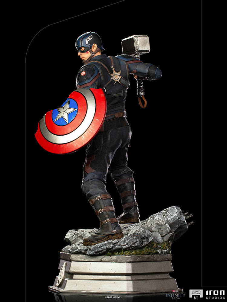 Captain America (Avengers: Infinity Saga) Marvel 1:4 Scale Legacy Replica Statue by Iron Studios