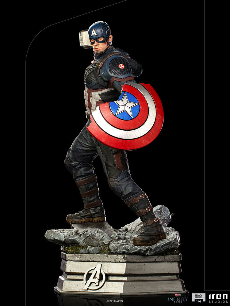 Captain America (Avengers: Infinity Saga) Marvel 1:4 Scale Legacy Replica Statue by Iron Studios