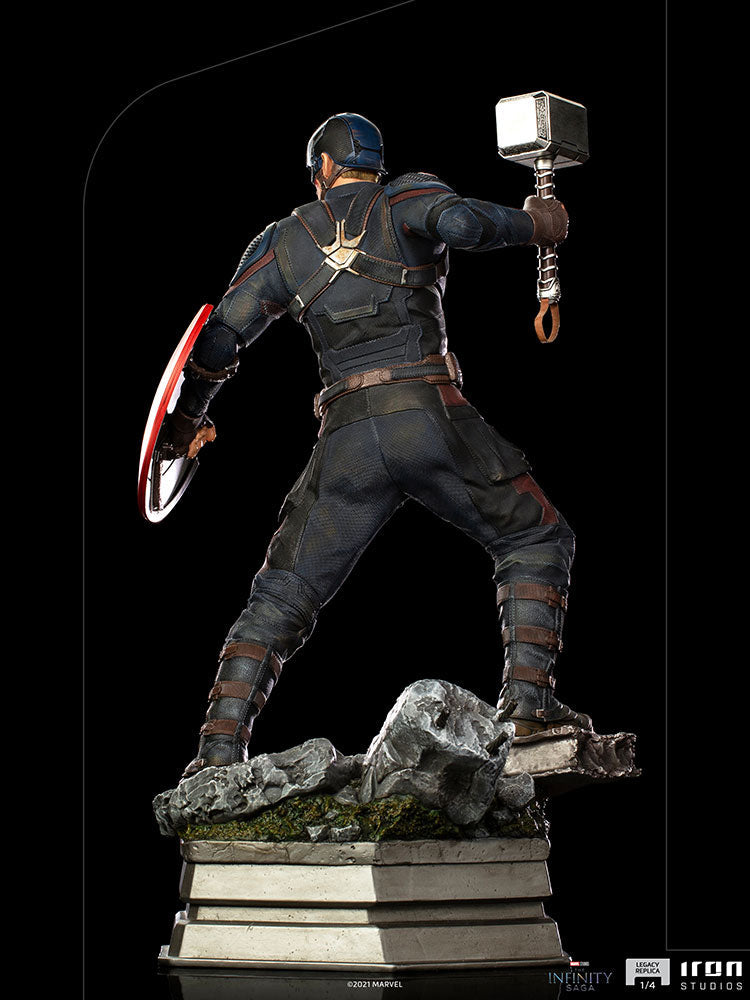 Captain America (Avengers: Infinity Saga) Marvel 1:4 Scale Legacy Replica Statue by Iron Studios