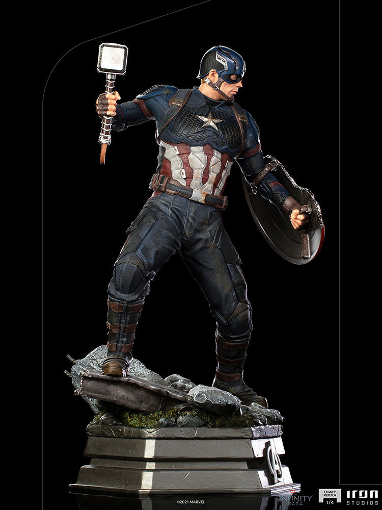 Captain America (Avengers: Infinity Saga) Marvel 1:4 Scale Legacy Replica Statue by Iron Studios