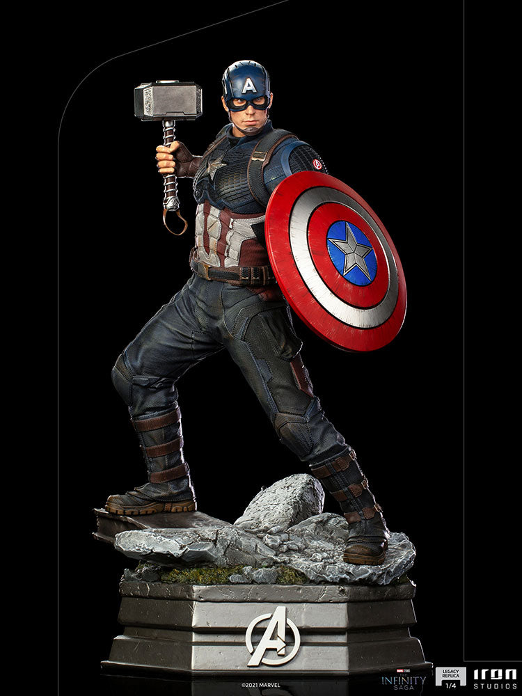 Captain America (Avengers: Infinity Saga) Marvel 1:4 Scale Legacy Replica Statue by Iron Studios