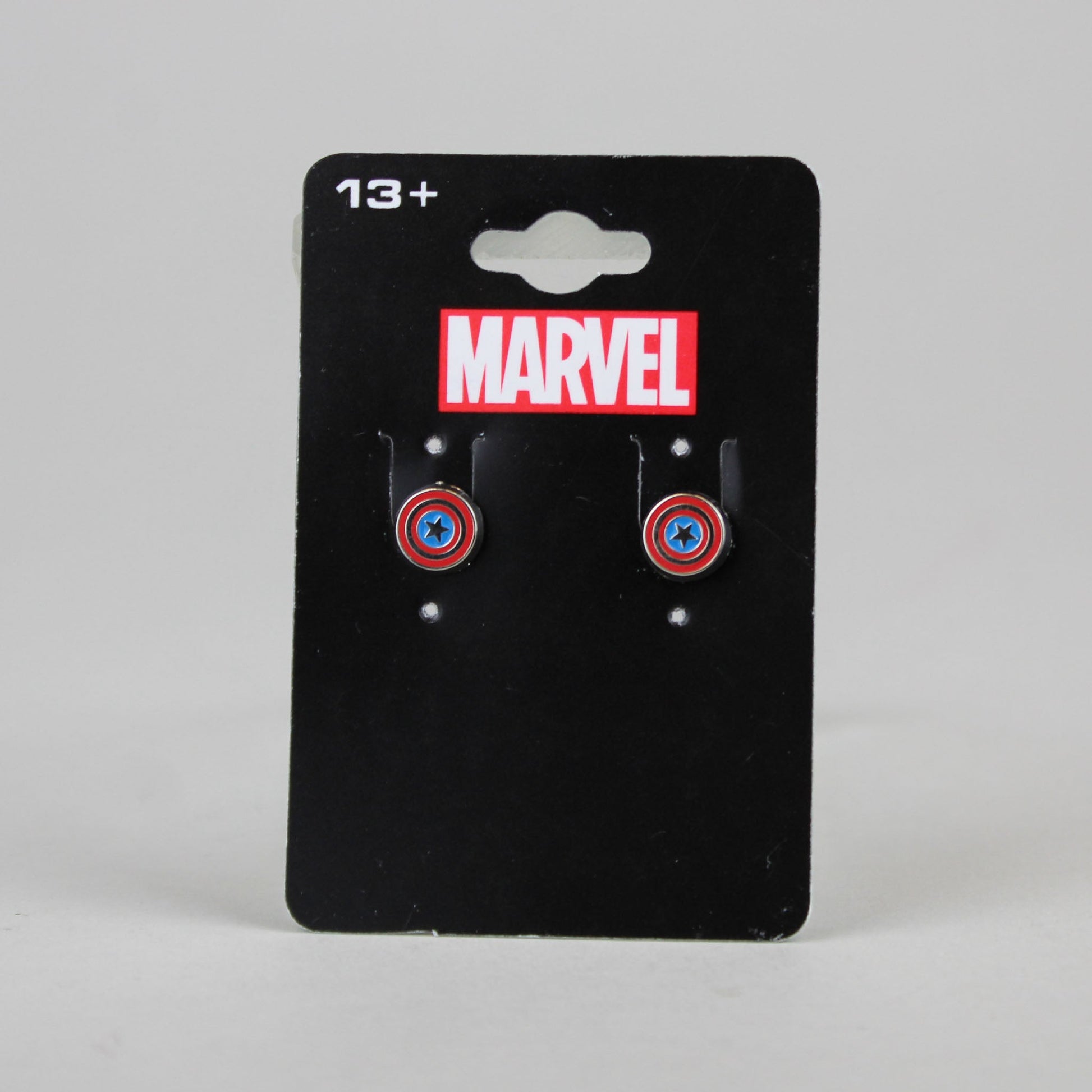 Captain America Shield (Marvel) Enamel Stud Earrings