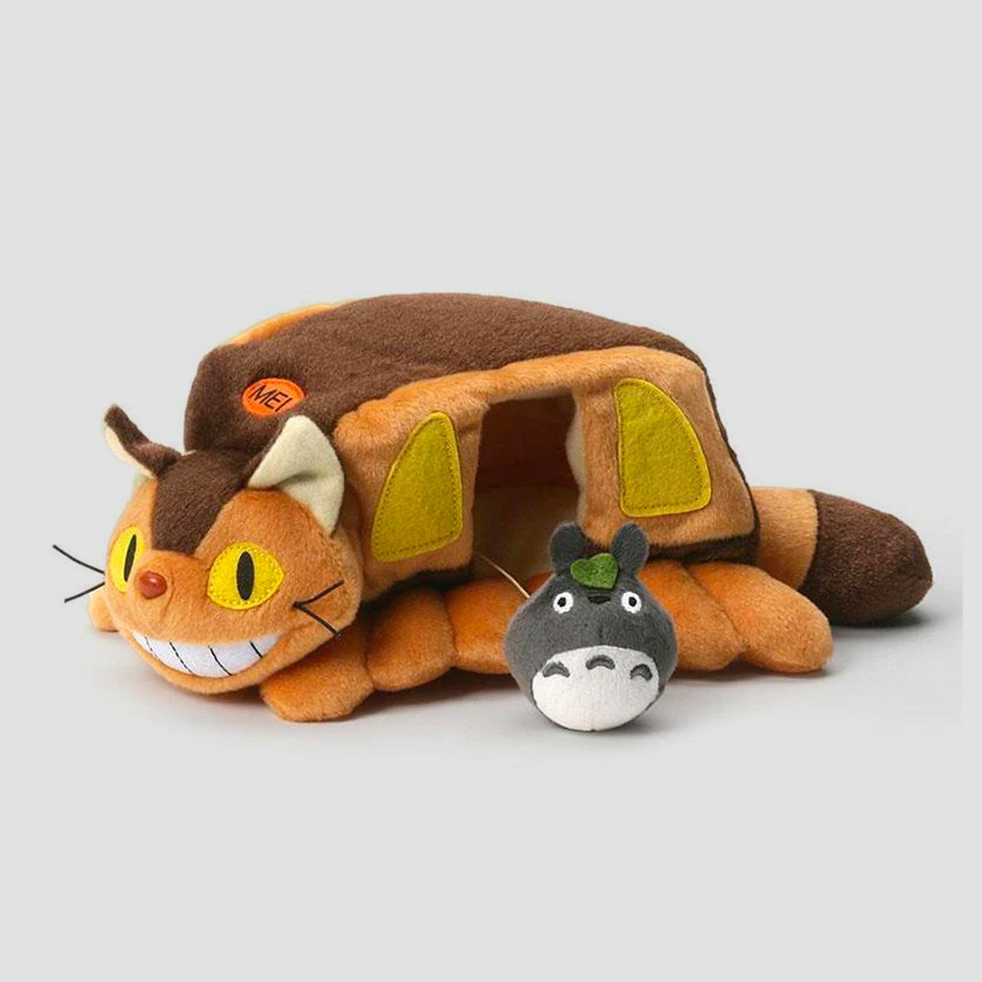 Catbus House & Totoro (My Neighbor Totoro) Studio Ghibli 10" Plush Set