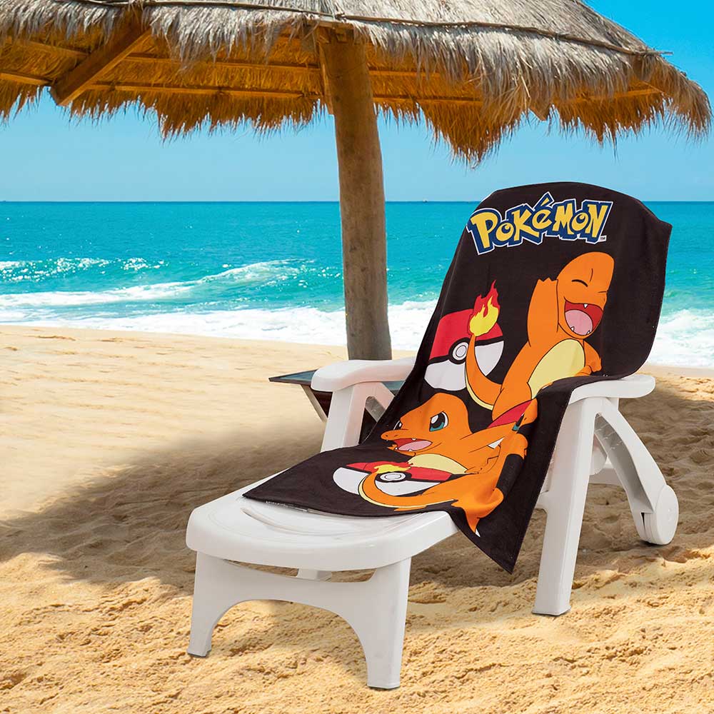 Charmander Pokemon Beach Towel