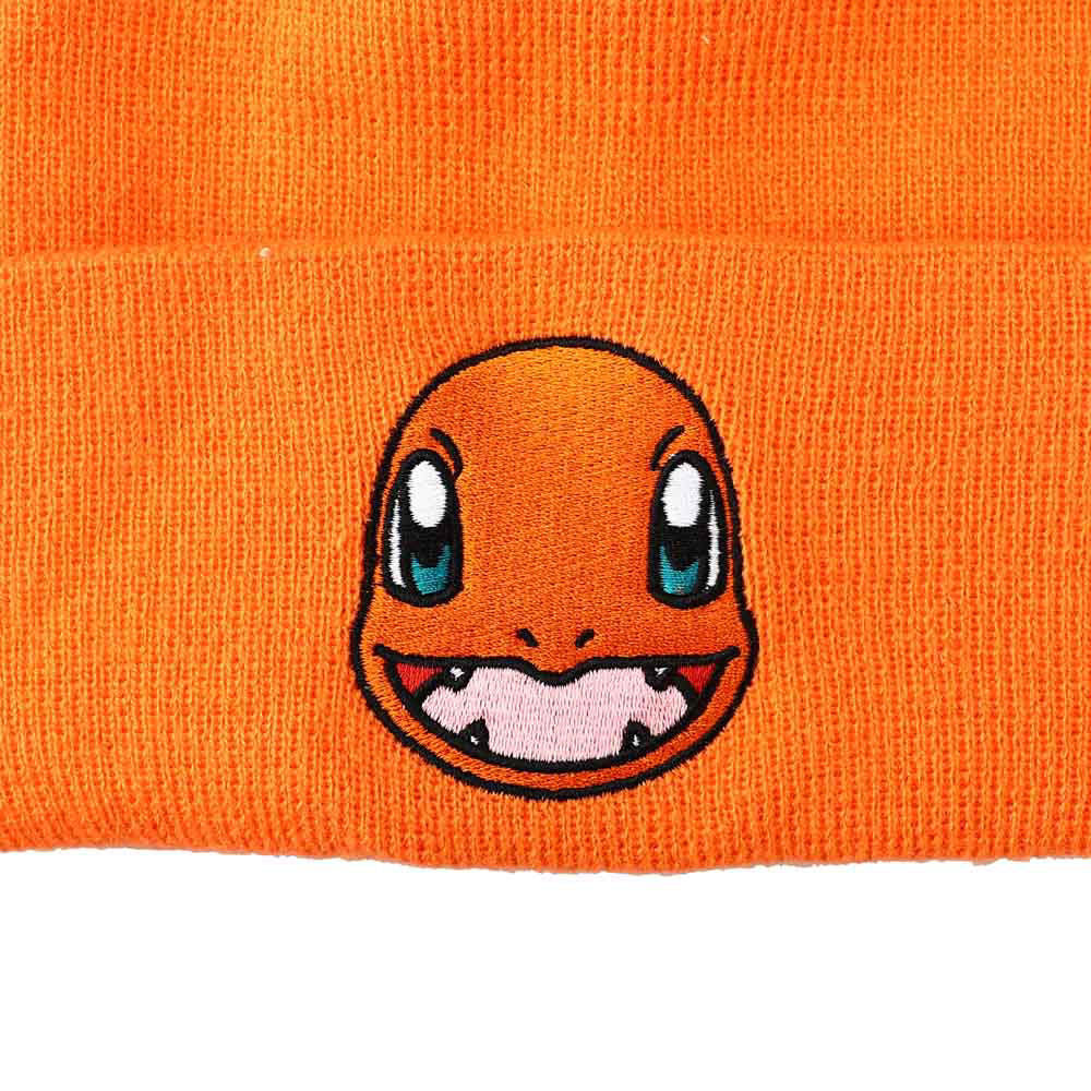 Pokemon Charmander Embroidered Cuff Beanie Hat