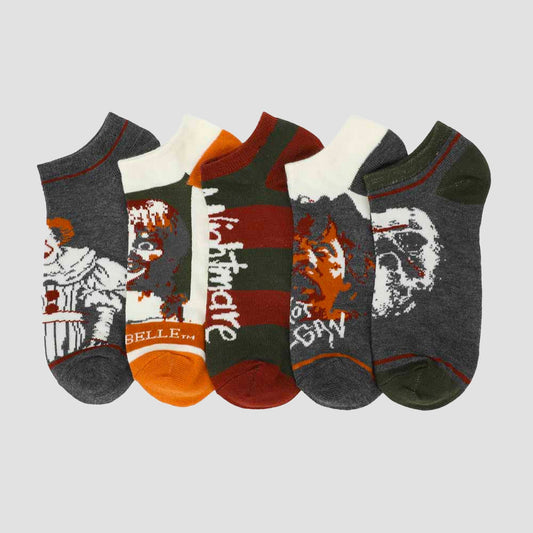 Classic Horror Mix & Match Ankle Socks 5 Pack