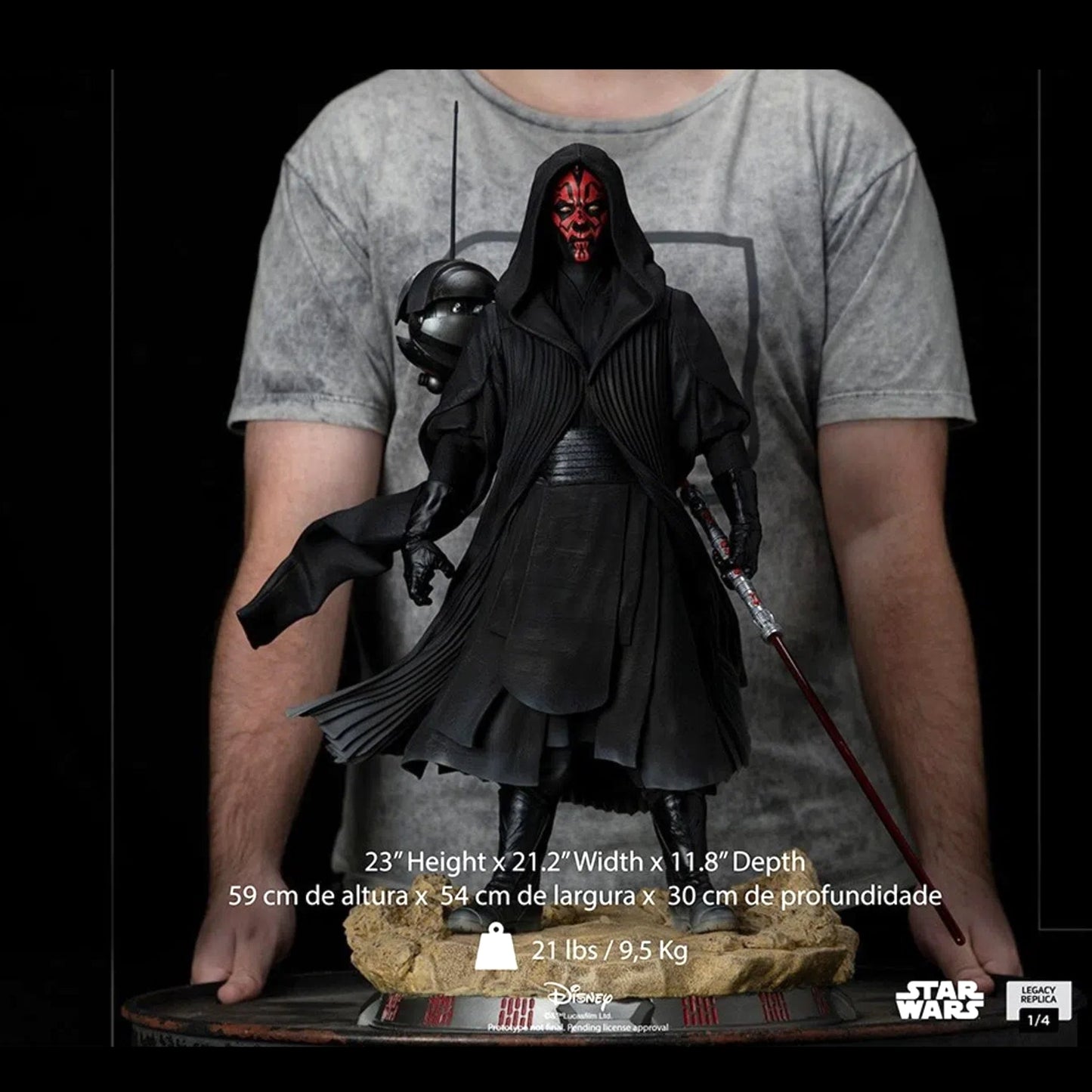 Darth Maul (Star Wars: The Phantom Menace) 1:4 Legacy Statue by Iron Studios