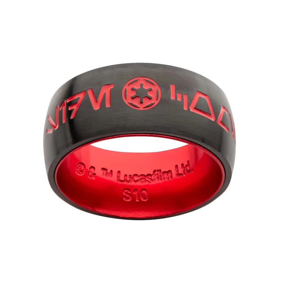 Darth Vader "Come to the Dark Side" (Star Wars) Stainless Steel RingDarth Vader "Come to the Dark Side" (Star Wars) Stainless Steel Ring