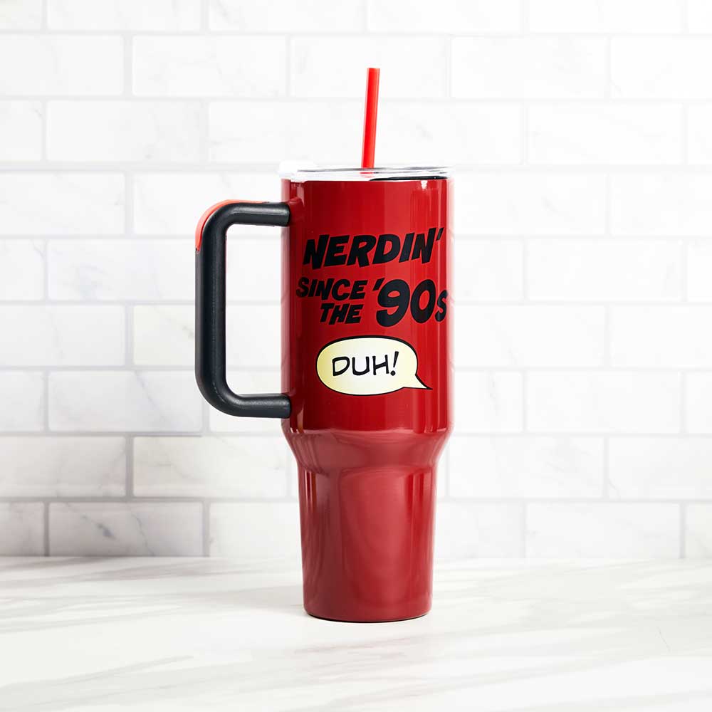 Deadpool "DUH!" Stainless Steel Marvel Travel Mug 40oz