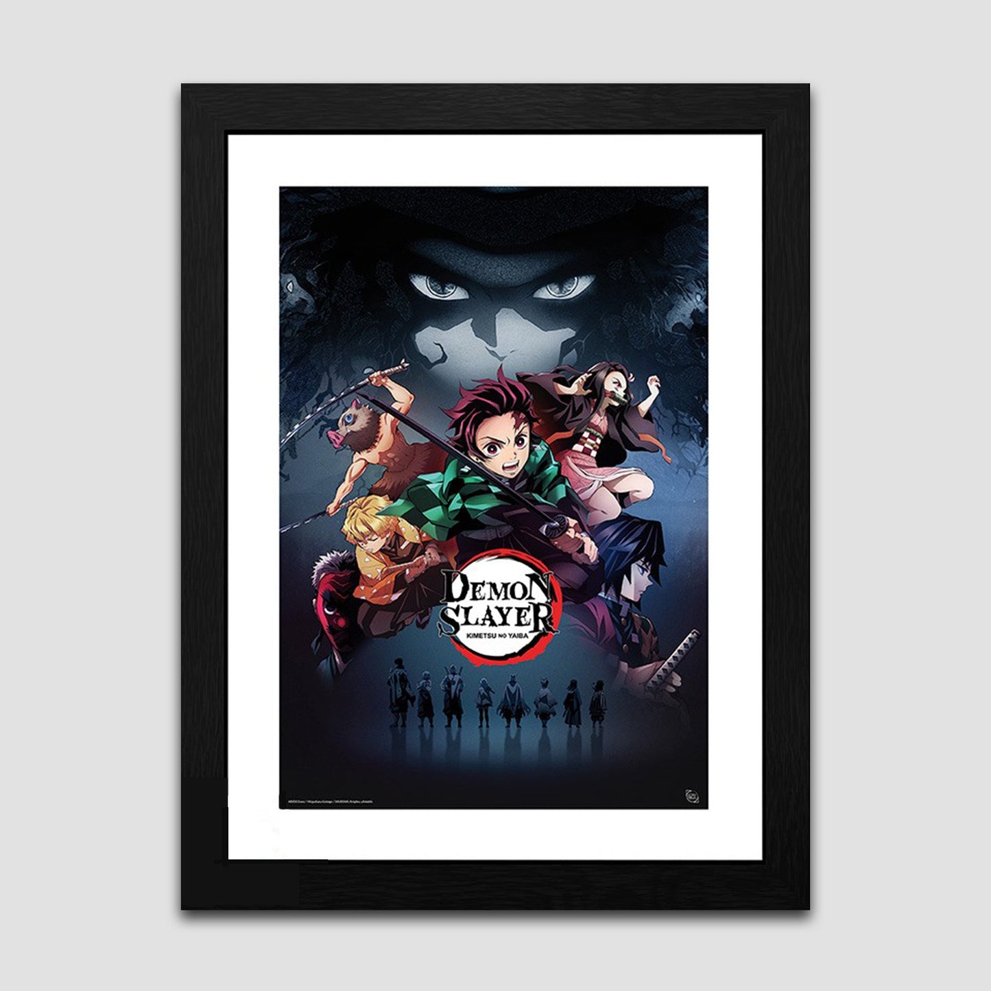 Demon Slayer "Slayers" Framed Art Print