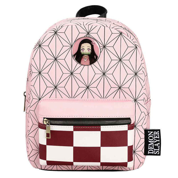 Demon Slayer Nezuko Kamado Kimono Pattern Mini Backpack