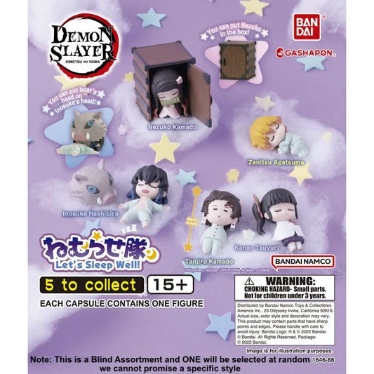 Demon Slayer - Nemurasetai Sleeping Mini Figure Series 3 Blind Bag (Retail Box of 24)