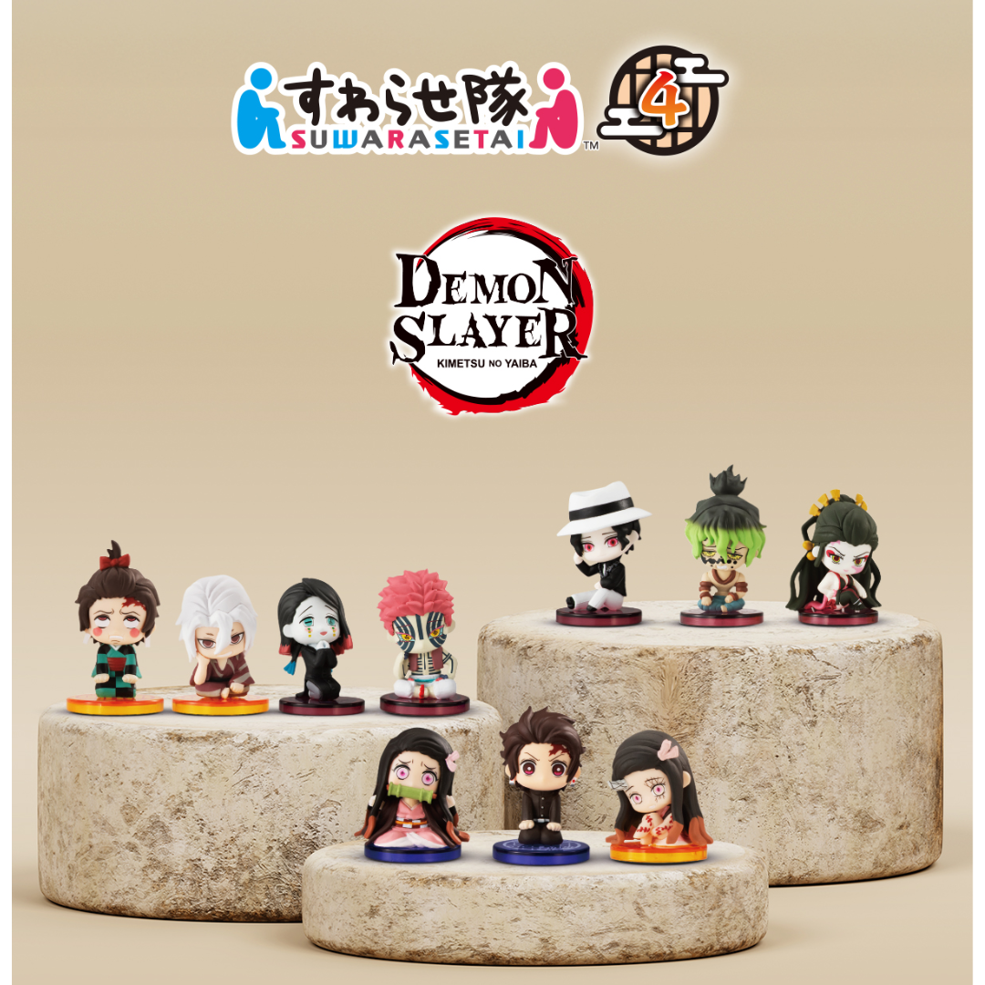 Demon Slayer Suwarase-tai BNTCA Wave 4 Mini Figure Blind Bag (Retail Box of 24)
