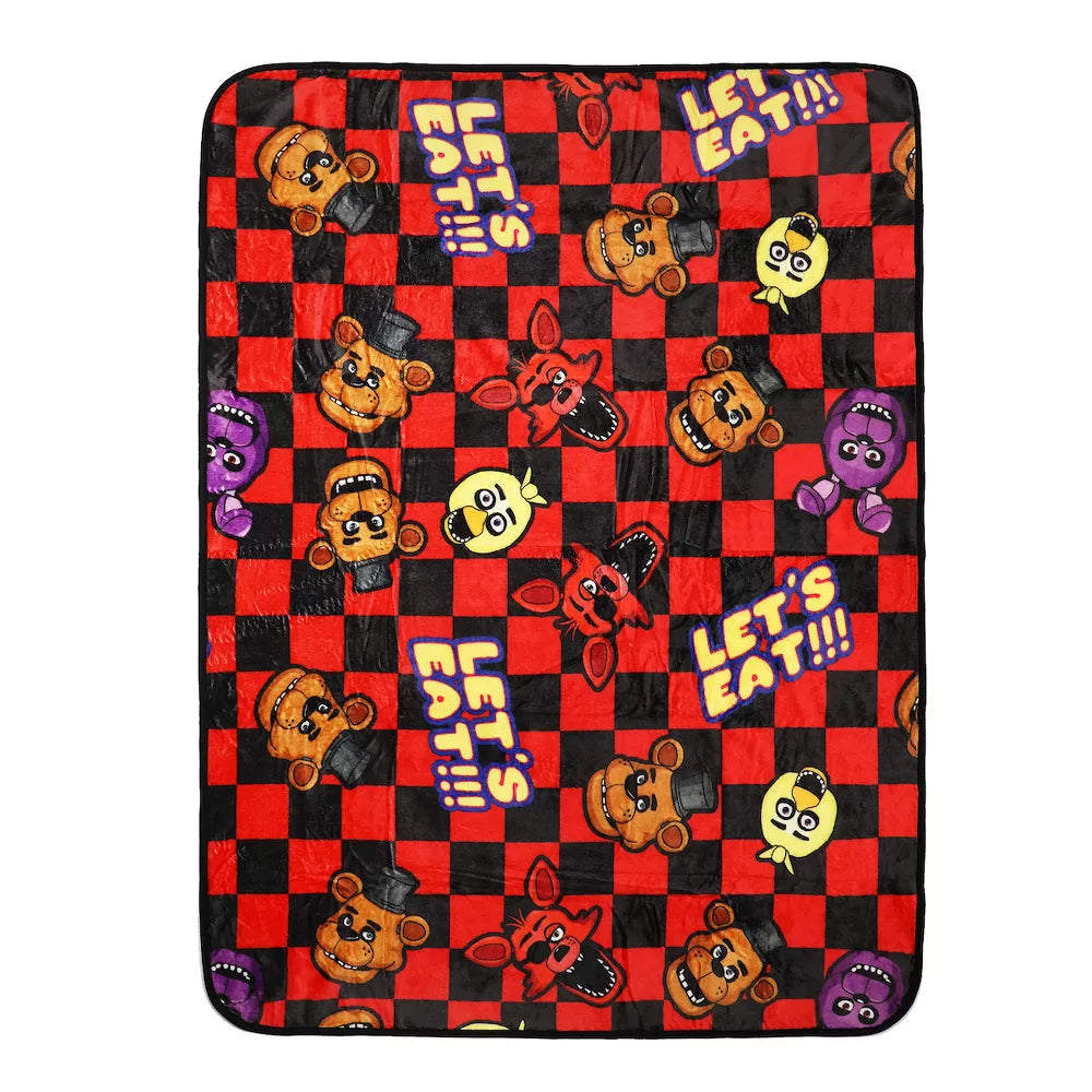 Five Nights at Freddy's Fleece Throw Blanket