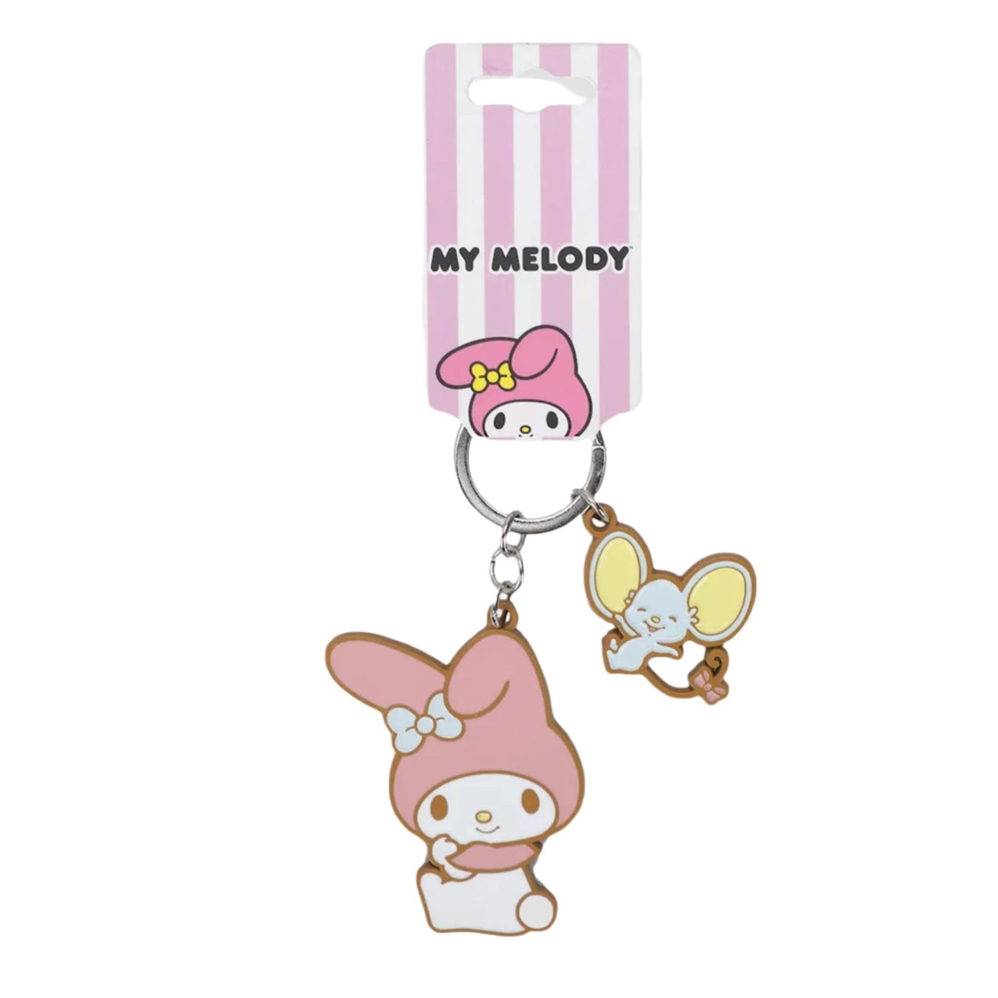 Sanrio My Melody & Flat Enamel Keychain
