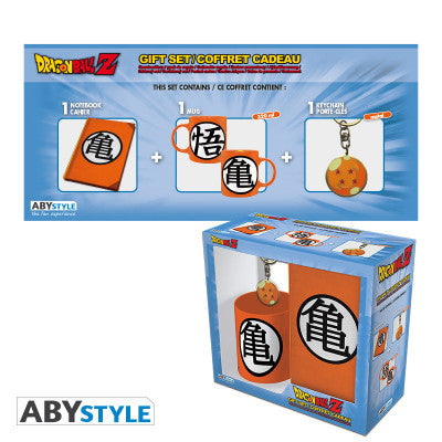 Dragon Ball Z (Goku Kanji) Mug, Journal, and Keychain Gift Set