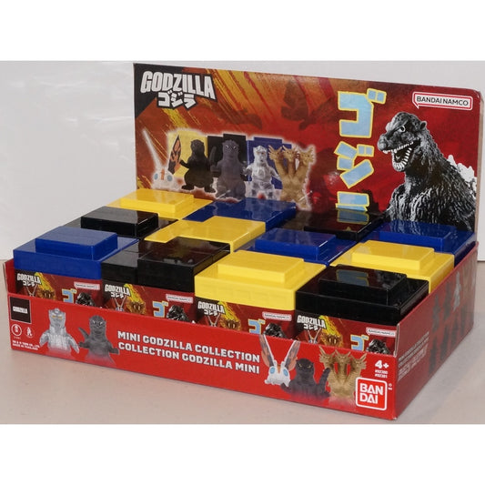Godzilla 2in Scale Mini Figure with Building Gashapon Blind Box (Retail Box of 12)