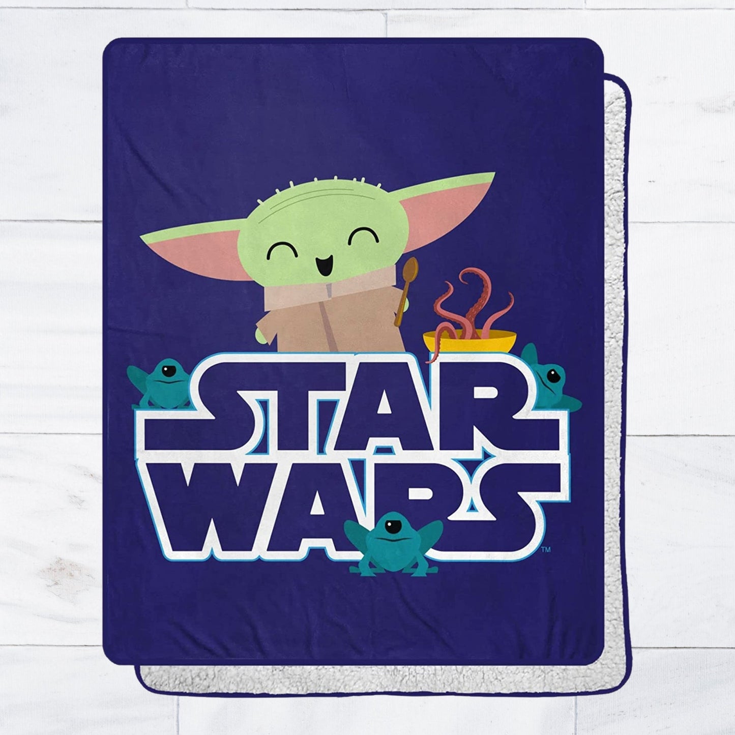 Grogu Snack Throw Blanket