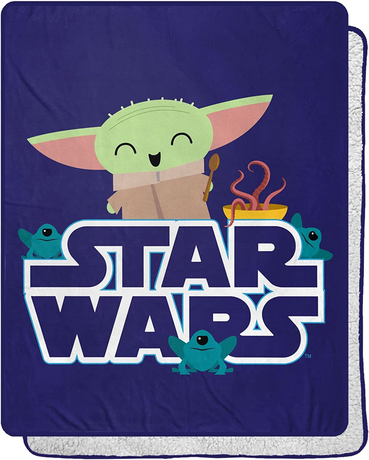 Grogu Snack Throw Blanket